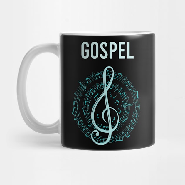 Music Note Circle Gospel by Hanh Tay